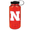 Scarlet Nebraska Huskers 32oz. Nalgene Sustainable Wide Mouth Water Bottle | 9QBQ