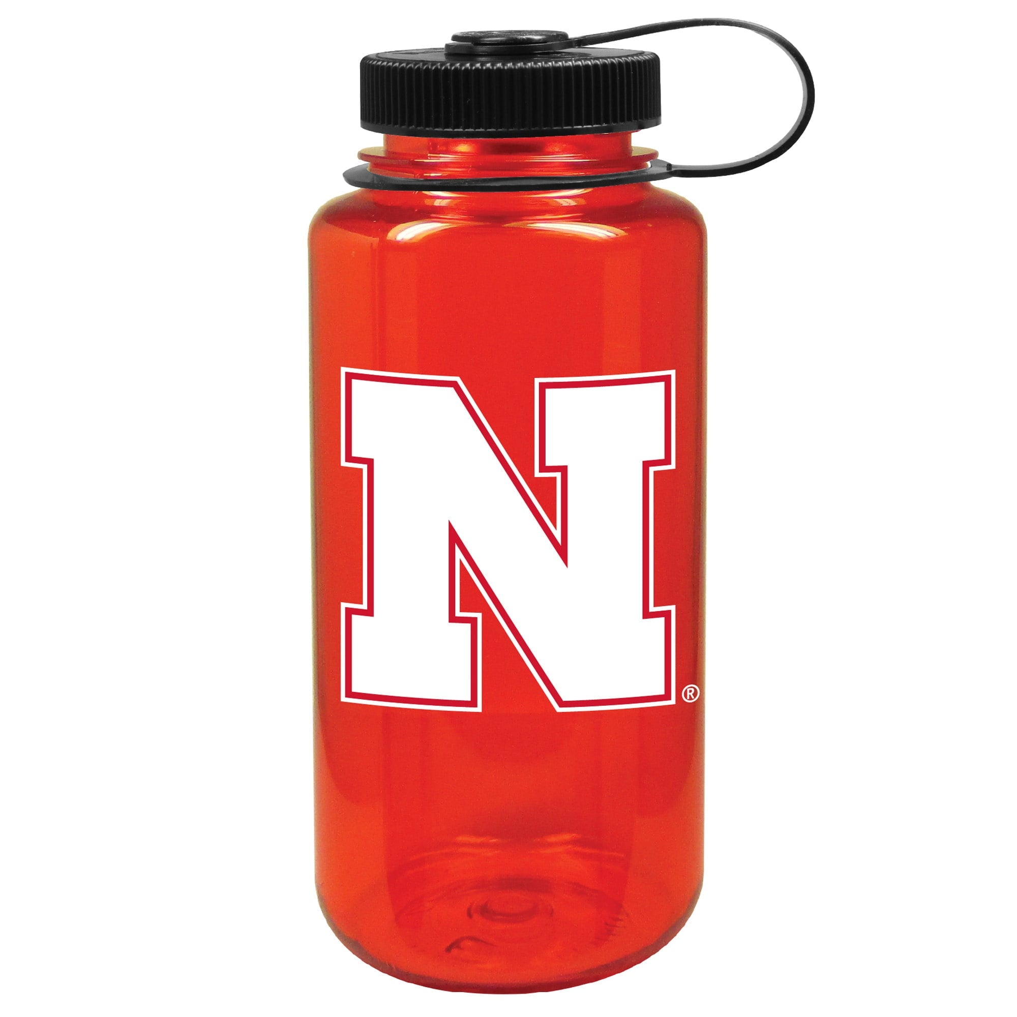 Scarlet Nebraska Huskers 32oz. Nalgene Sustainable Wide Mouth Water Bottle | 9QBQ