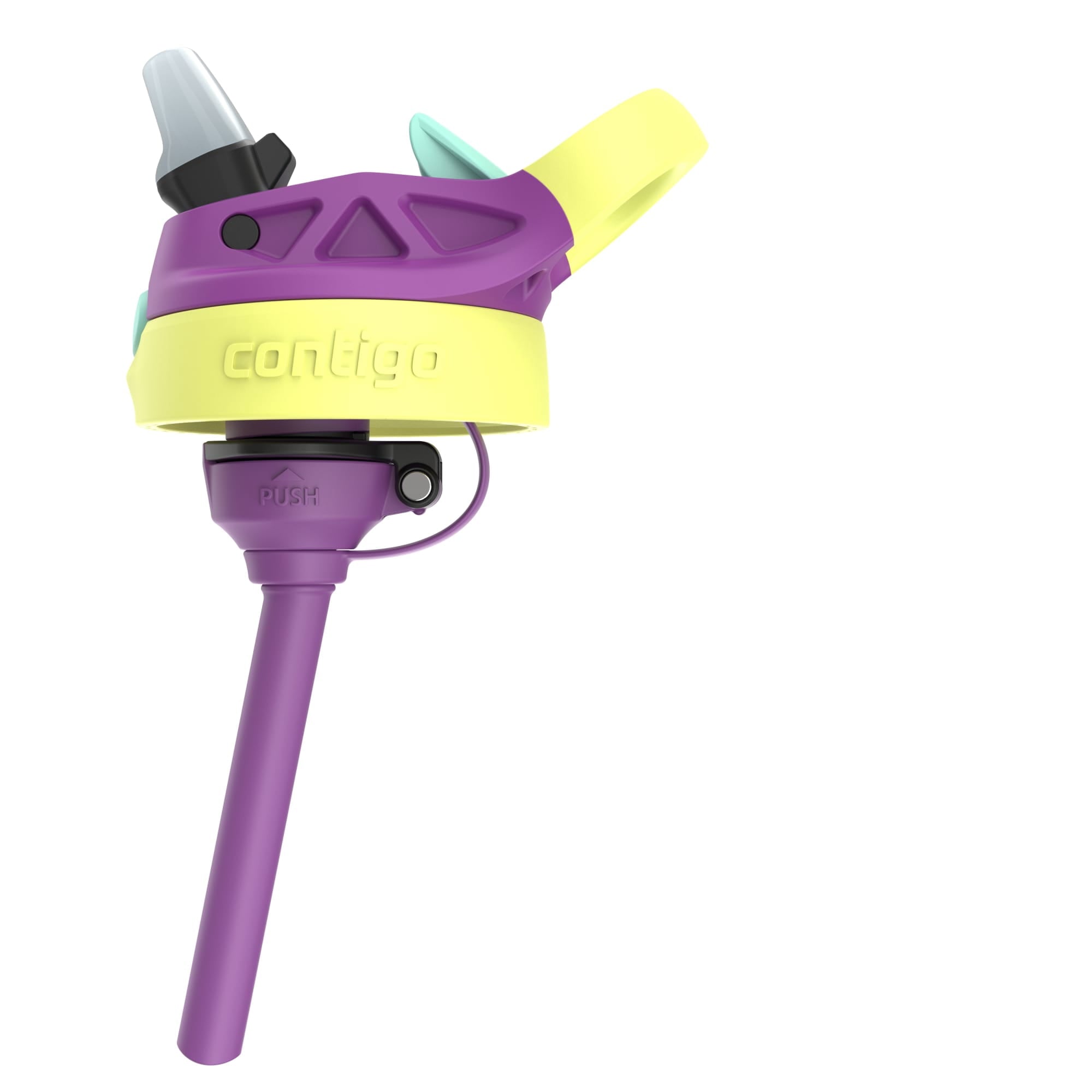 Contigo Kids Water Bottle with Redesigned AUTOSPOUT Straw, 14 oz, Grape Forest Haven | ZUNZ