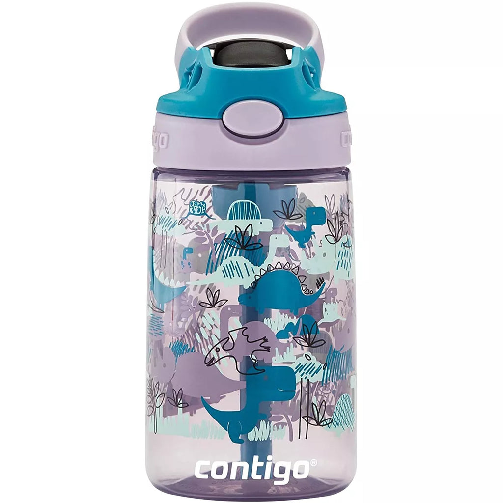 Contigo Kids Water Bottle with Redesigned AUTOSPOUT Straw, 14 oz, Grape Forest Haven | ZUNZ