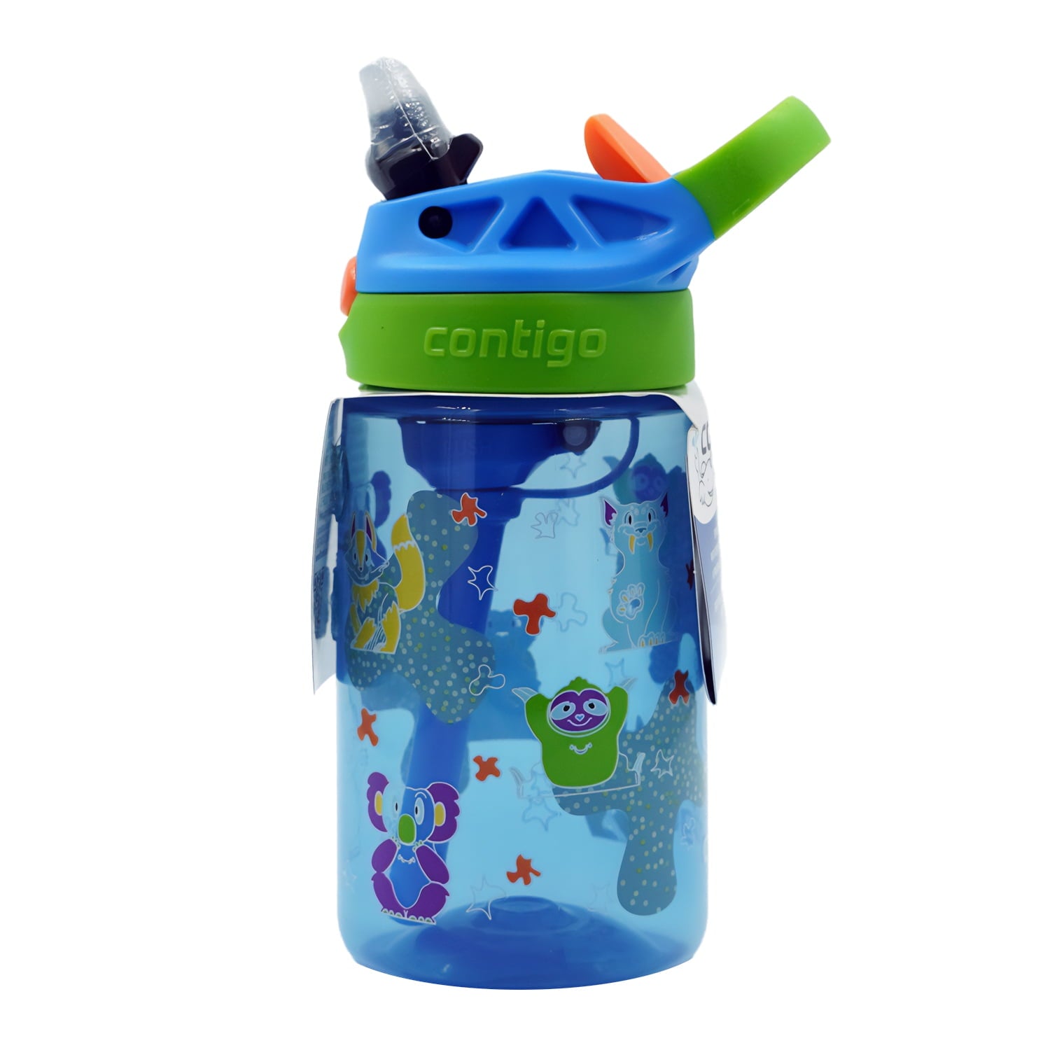 Contigo Kids Water Bottle with Redesigned AUTOSPOUT Straw, 14 oz, Grape Forest Haven | ZUNZ