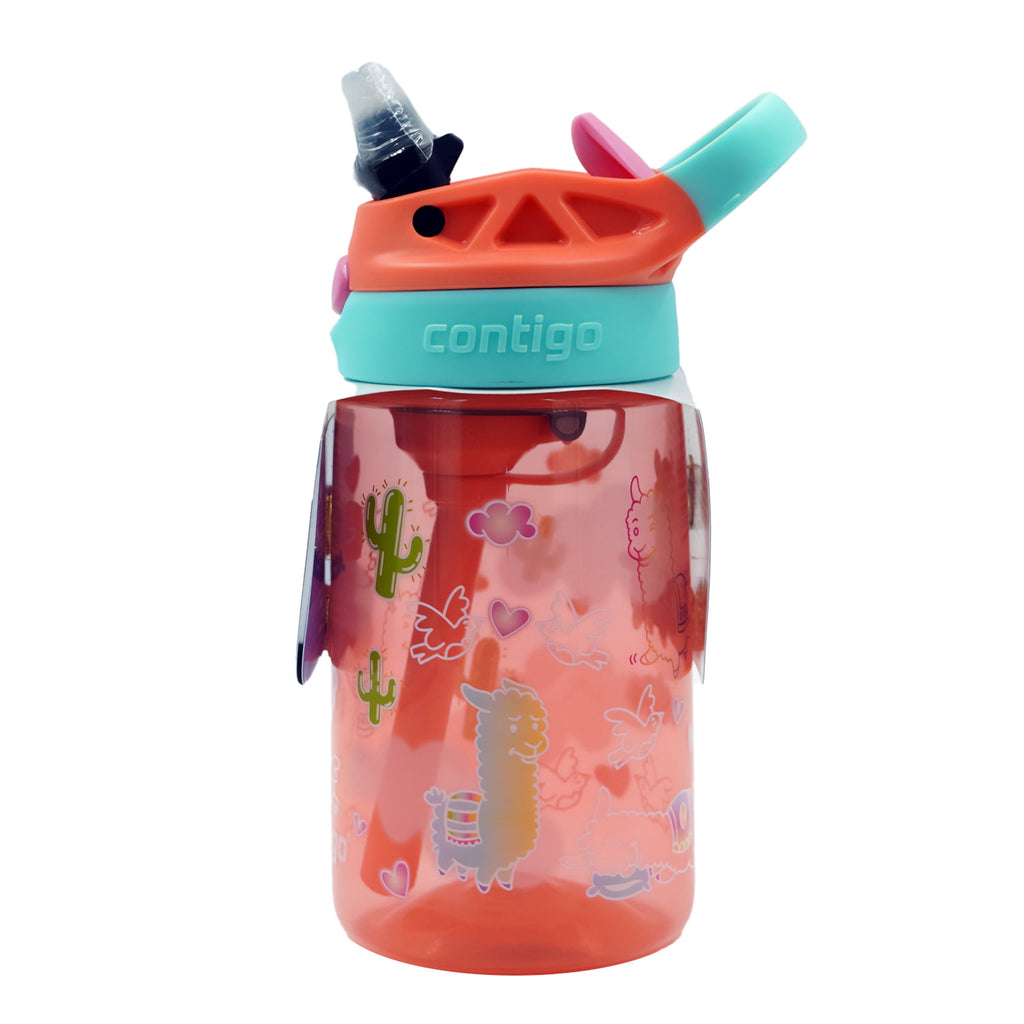Contigo Kids Water Bottle with Redesigned AUTOSPOUT Straw, 14 oz, Grape Forest Haven | ZUNZ
