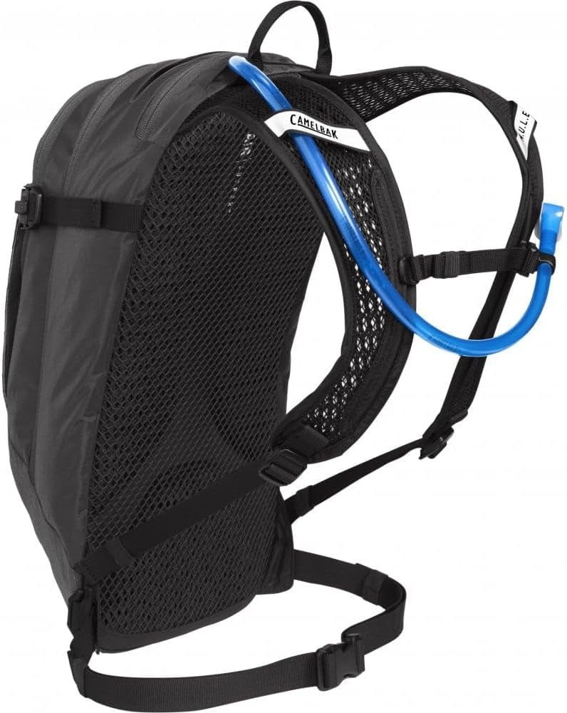 CamelBak Women's M.U.L.E. 12 Mountain Biking Hydration Pack - Easy Refilling Hydration Backpack - Magnetic Tube Trap 100oz, Charcoal/Black | IBWP