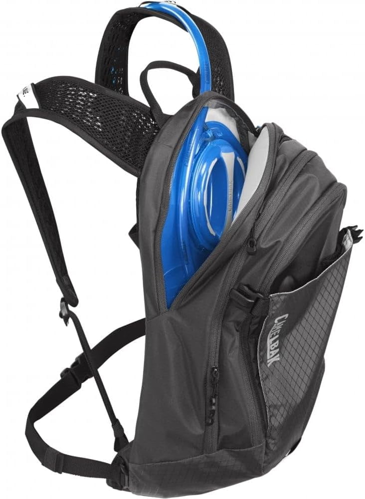 CamelBak Women's M.U.L.E. 12 Mountain Biking Hydration Pack - Easy Refilling Hydration Backpack - Magnetic Tube Trap 100oz, Charcoal/Black | IBWP