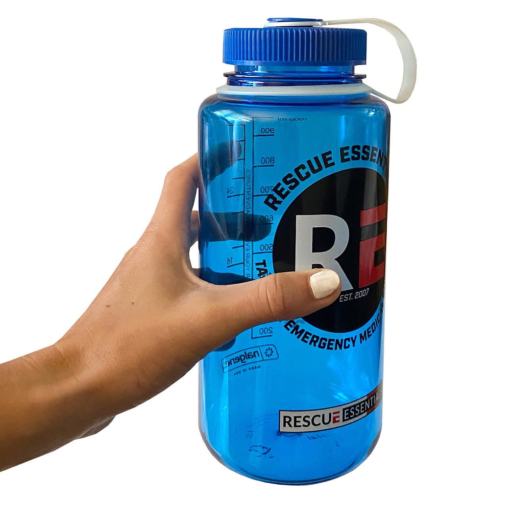 Rescue Essentials Logo Nalgene Bottle - 32 oz | Z8X8