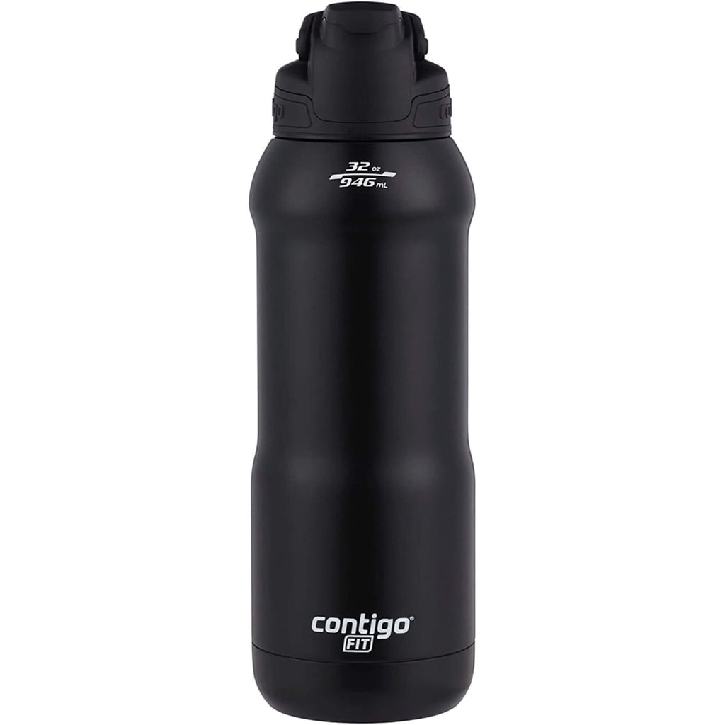 Contigo Fit Stainless Steel AUTOSPOUT Water Bottle with Straw, Blue Amp, 32 fl oz. | ZTKF