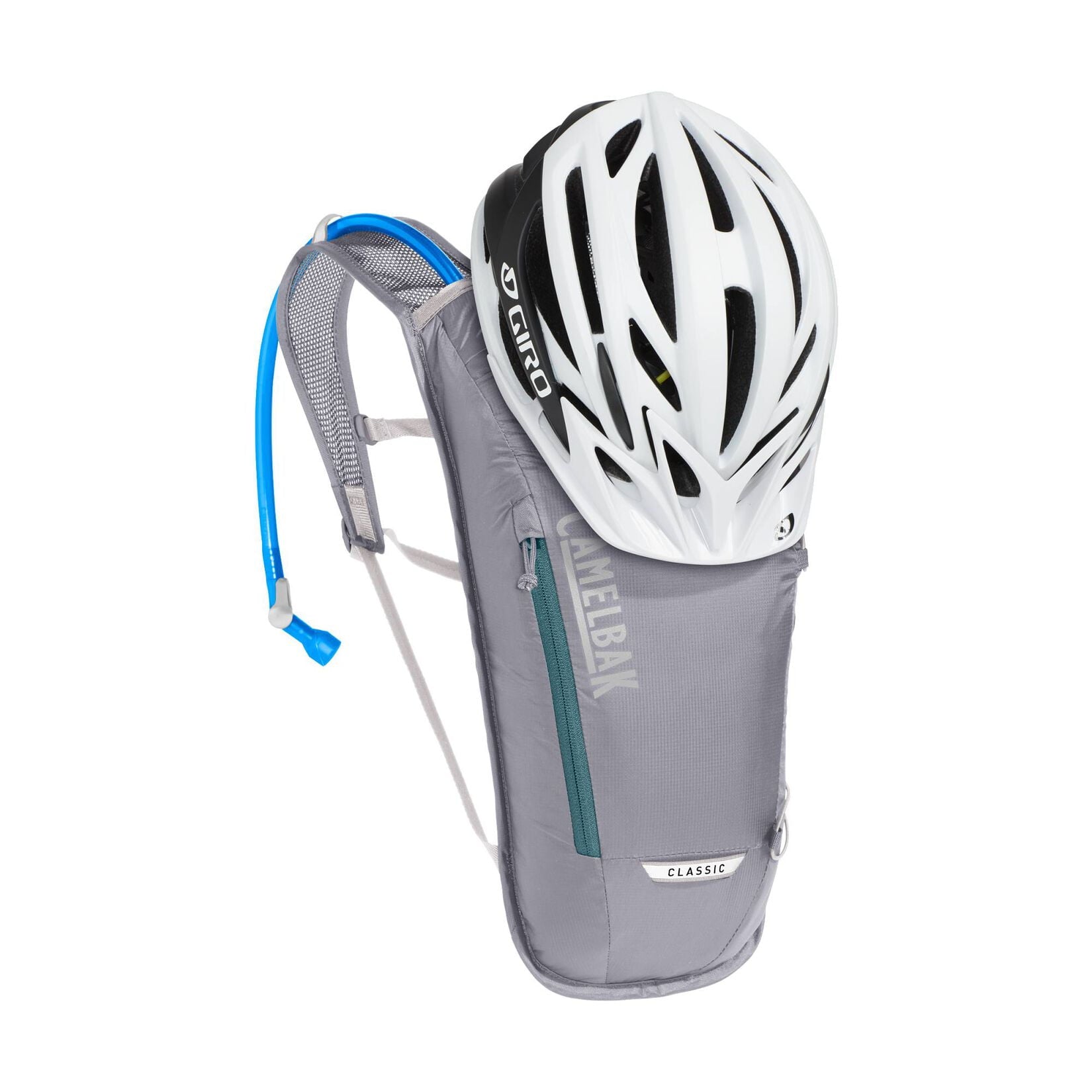 CamelBak Classic 70oz Light Bike Hydration Pack, Gunmetal/Hydro | ZBCU