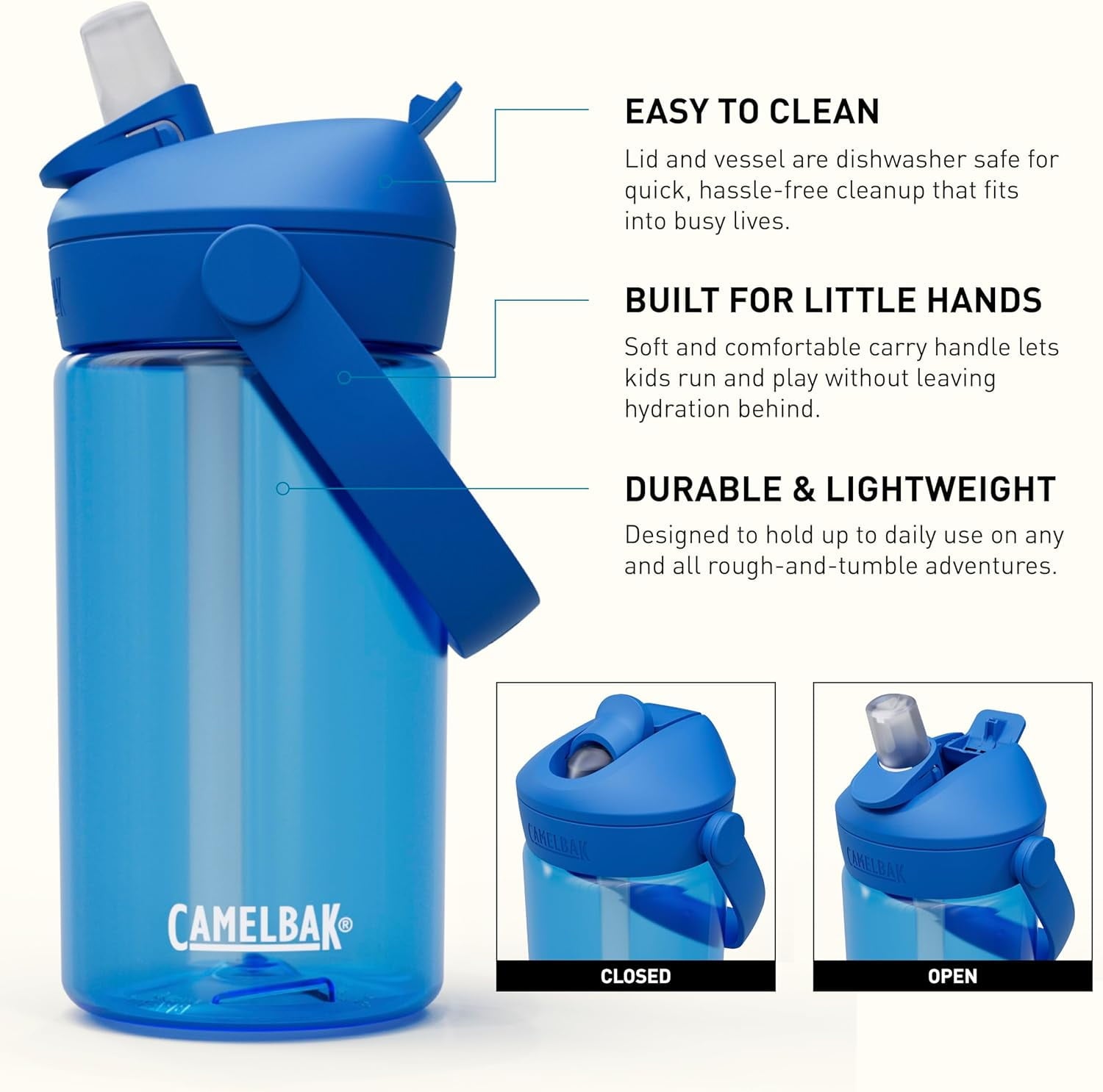 Camelbak Thrive™ Flip Straw Kids 14oz Bottle, Friendly Forest | J8TU