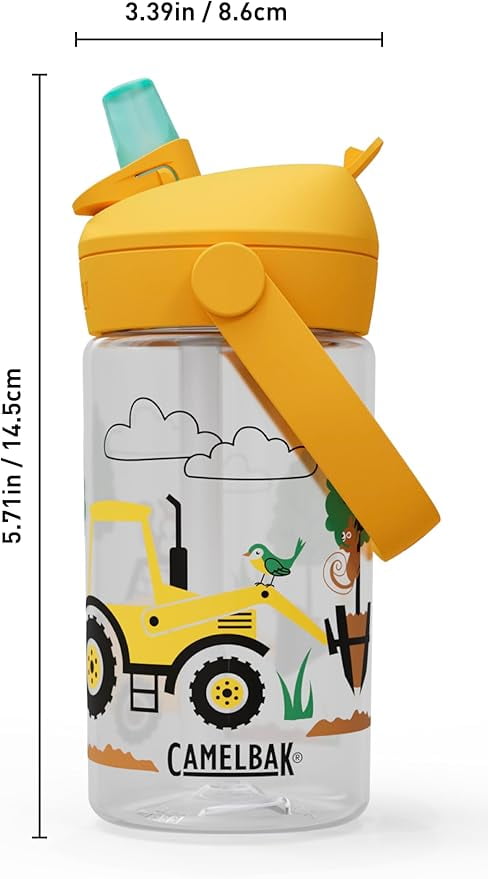 Camelbak Thrive™ Flip Straw Kids 14oz Bottle, Friendly Forest | J8TU