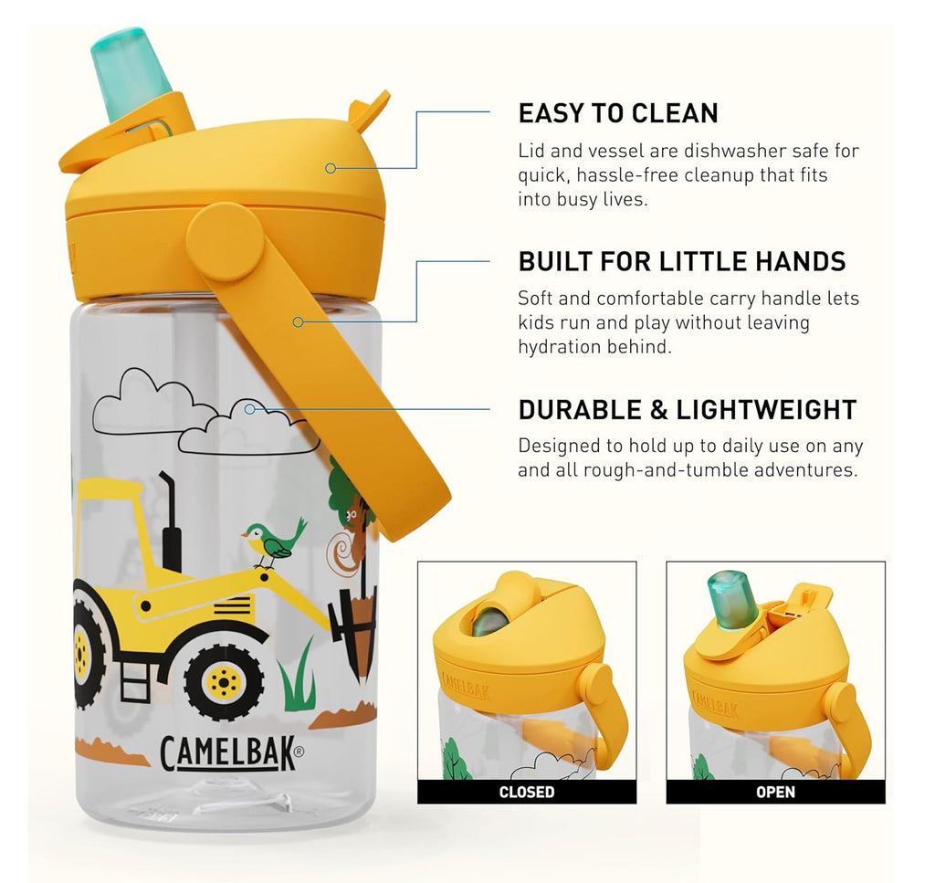 Camelbak Thrive™ Flip Straw Kids 14oz Bottle, Friendly Forest | J8TU