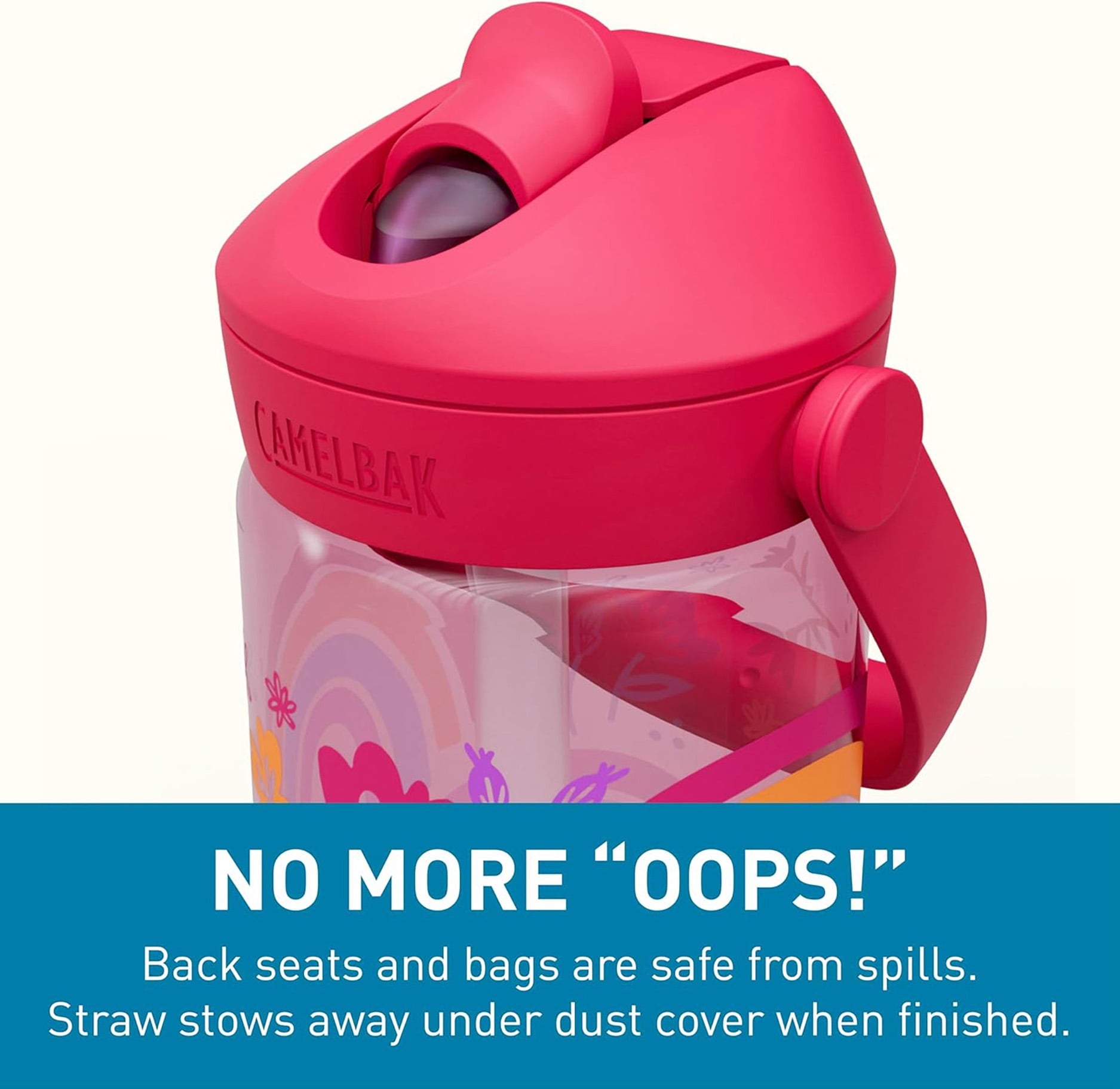 Camelbak Thrive™ Flip Straw Kids 14oz Bottle, Friendly Forest | J8TU