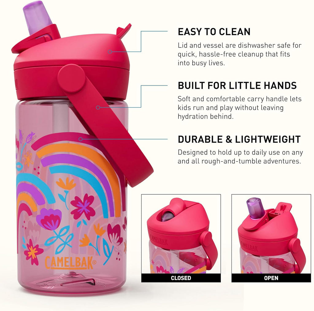 Camelbak Thrive™ Flip Straw Kids 14oz Bottle, Friendly Forest | J8TU