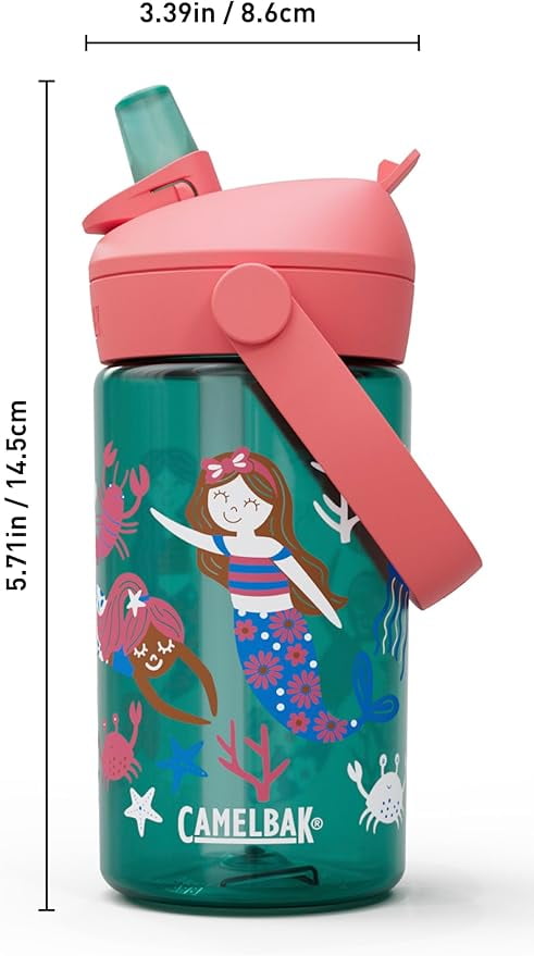 Camelbak Thrive™ Flip Straw Kids 14oz Bottle, Friendly Forest | J8TU