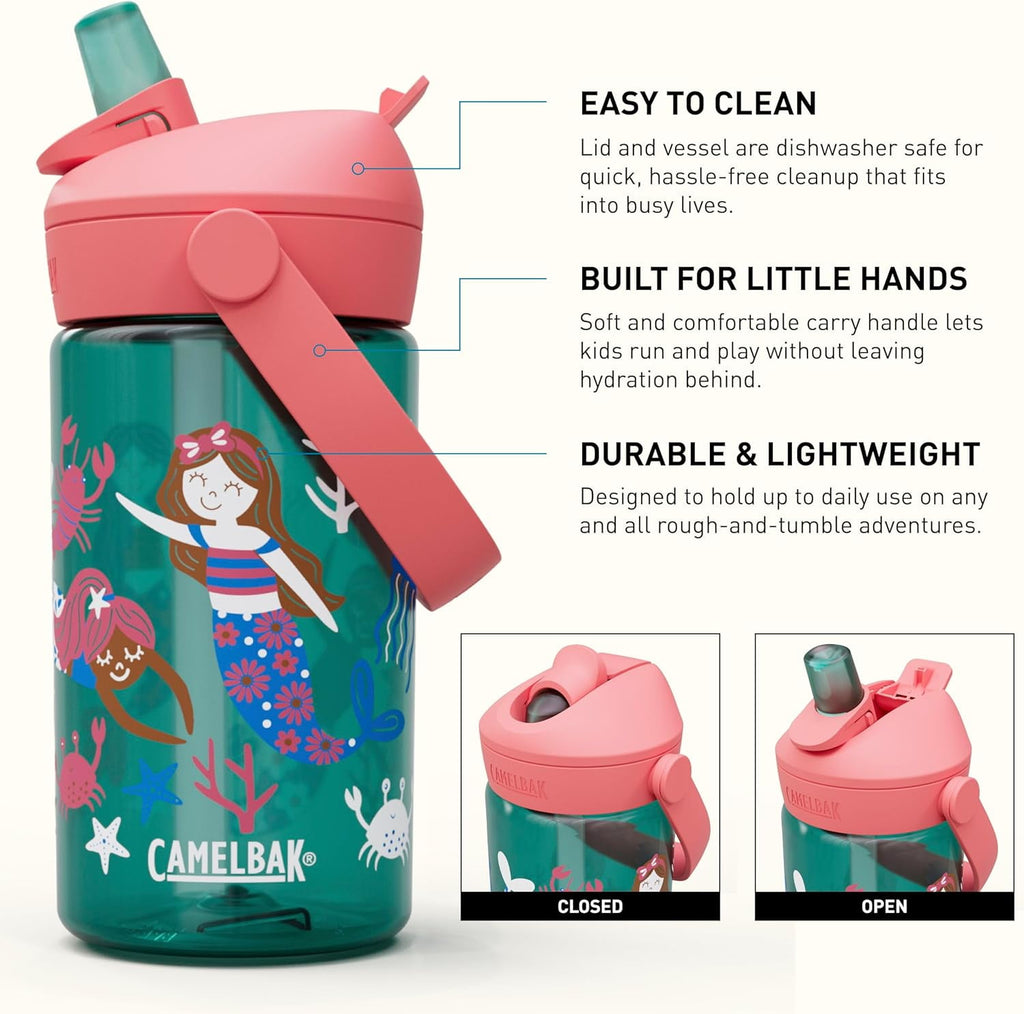 Camelbak Thrive™ Flip Straw Kids 14oz Bottle, Friendly Forest | J8TU