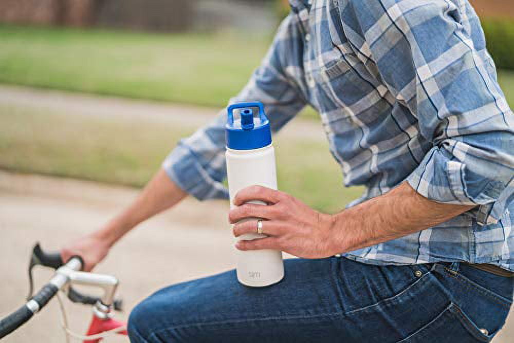 Simple Modern Summit Water Bottle Straw Lid Vacuum Insulated Stainless Steel Bottle | 18 fl oz | ZXVE
