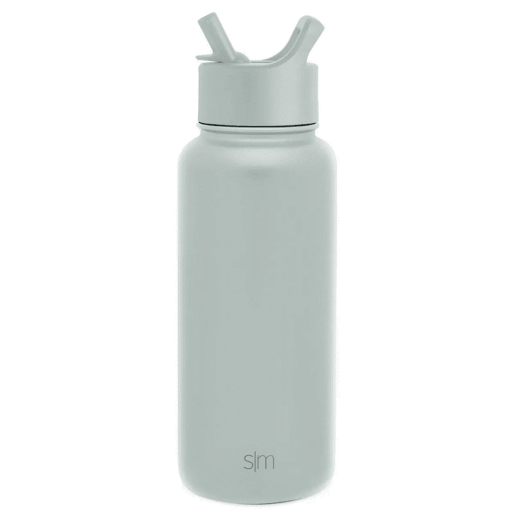 Simple Modern Summit 32oz Stainless Steel Water Bottle with Straw Lid Seaglass Sage | 79JK
