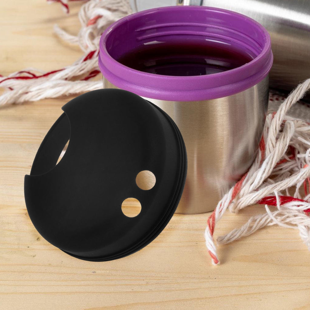 Worgeous 2pcs Splash Guarding Lid For Wide Mouth Bottle  Water Cup Anti-spill Intended Accessory Water Cup Lid Spill-proof Cap For Water Cup Compatible For Nalgene Easy Sipper | RF7I