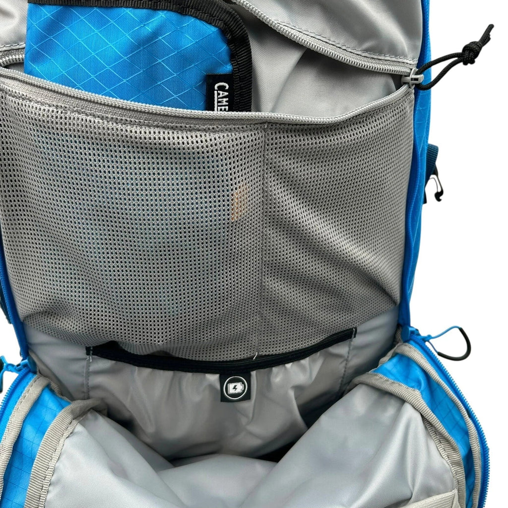CAMELBAK M.U.L.E Pro 14L Bike Hydration Backpack 100 oz, Ibiza Blue/Orange | 3QOW