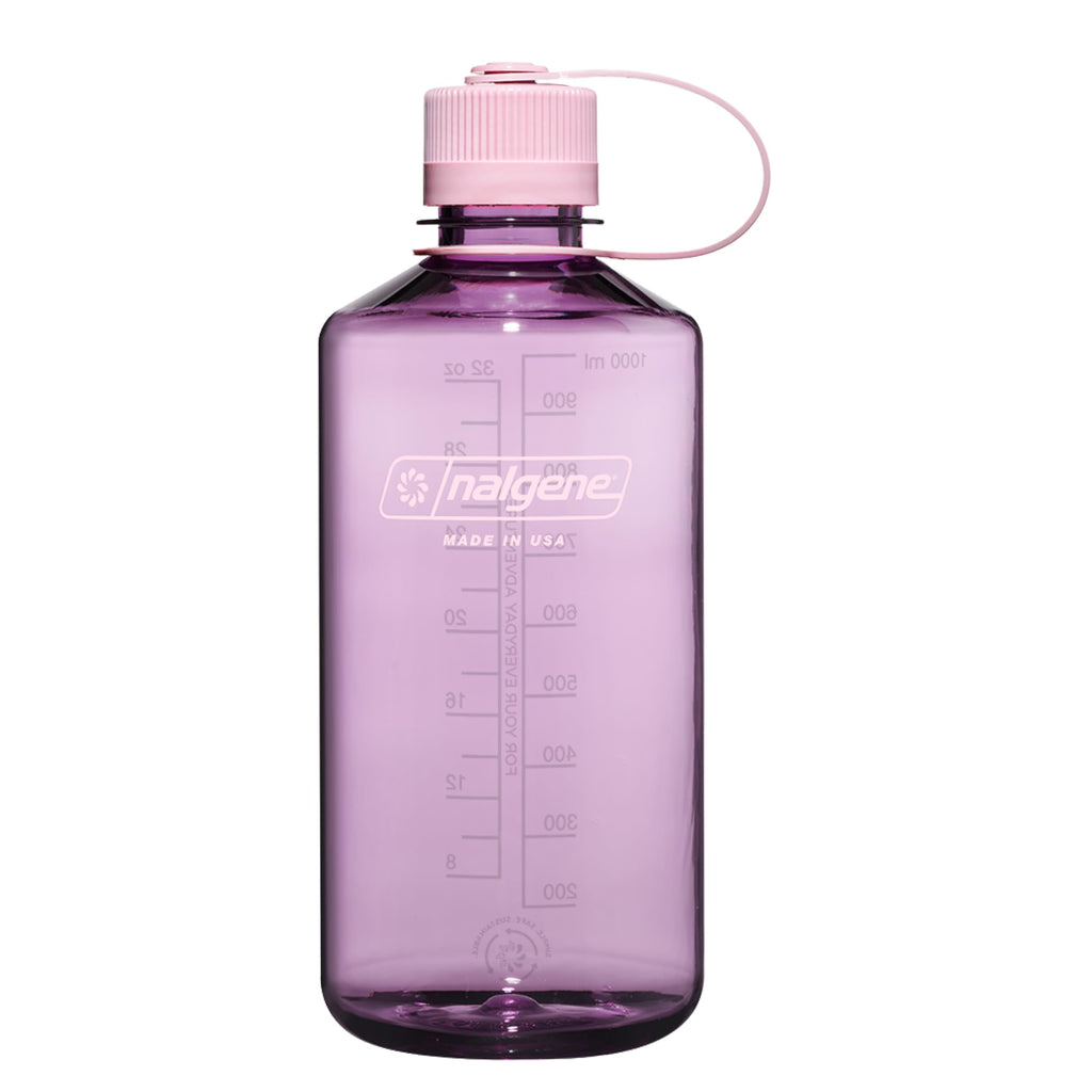 Nalgene Sustain Tritan BPA-Free Water Bottle Made with Material Derived from 50% Plastic Waste (using ISCC certified mass balance), 32 OZ, Narrow Mouth, Cherry Blossom | 1J50
