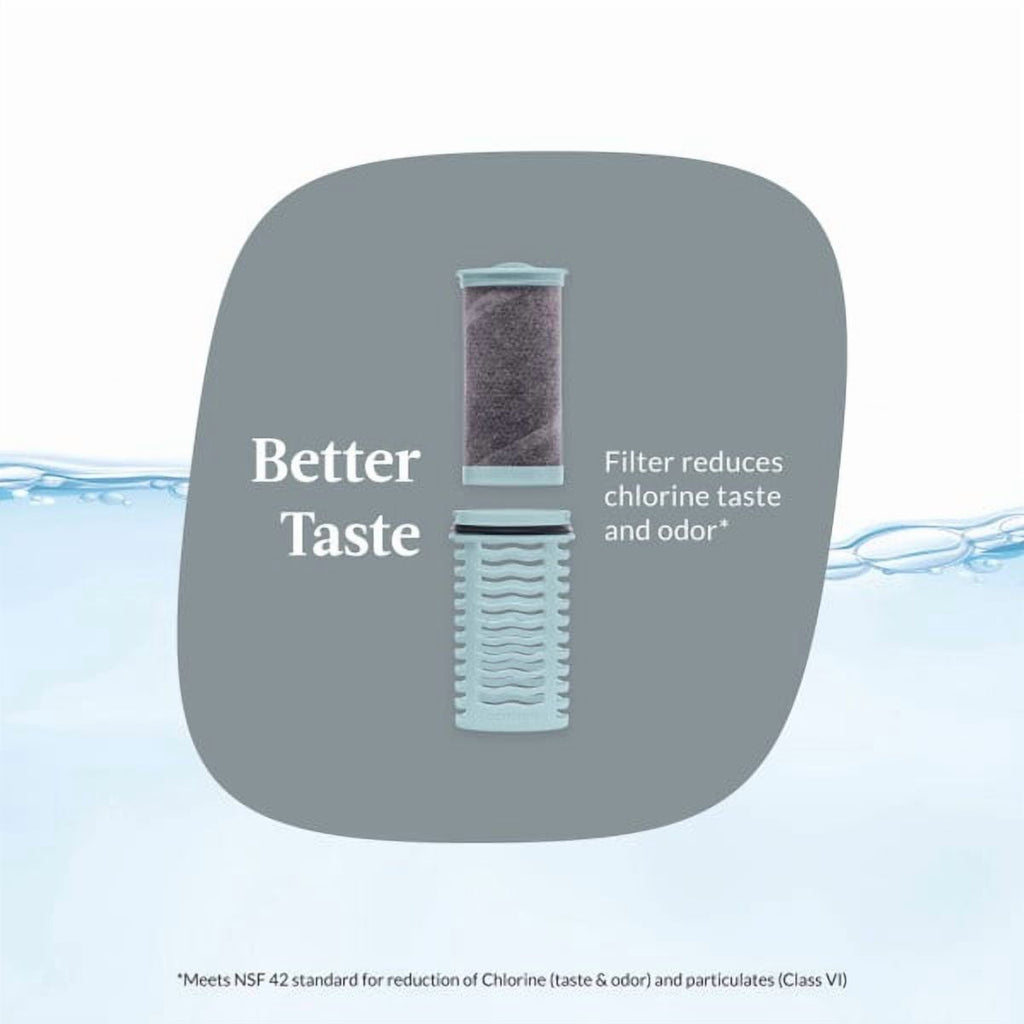 Contigo Clybourn Chill Stainless Steel FreeFlow Filter Water Bottle with AUTOSEAL, 24oz Salt | 3JGW