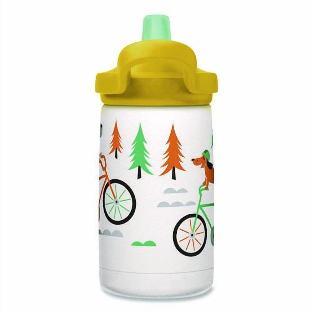 CamelBak Eddy+ Kids - Water bottle - Size 4.25 in x 2.91 in - Height 6.5 in - 12 fl.oz - biking dogs | HRRQ