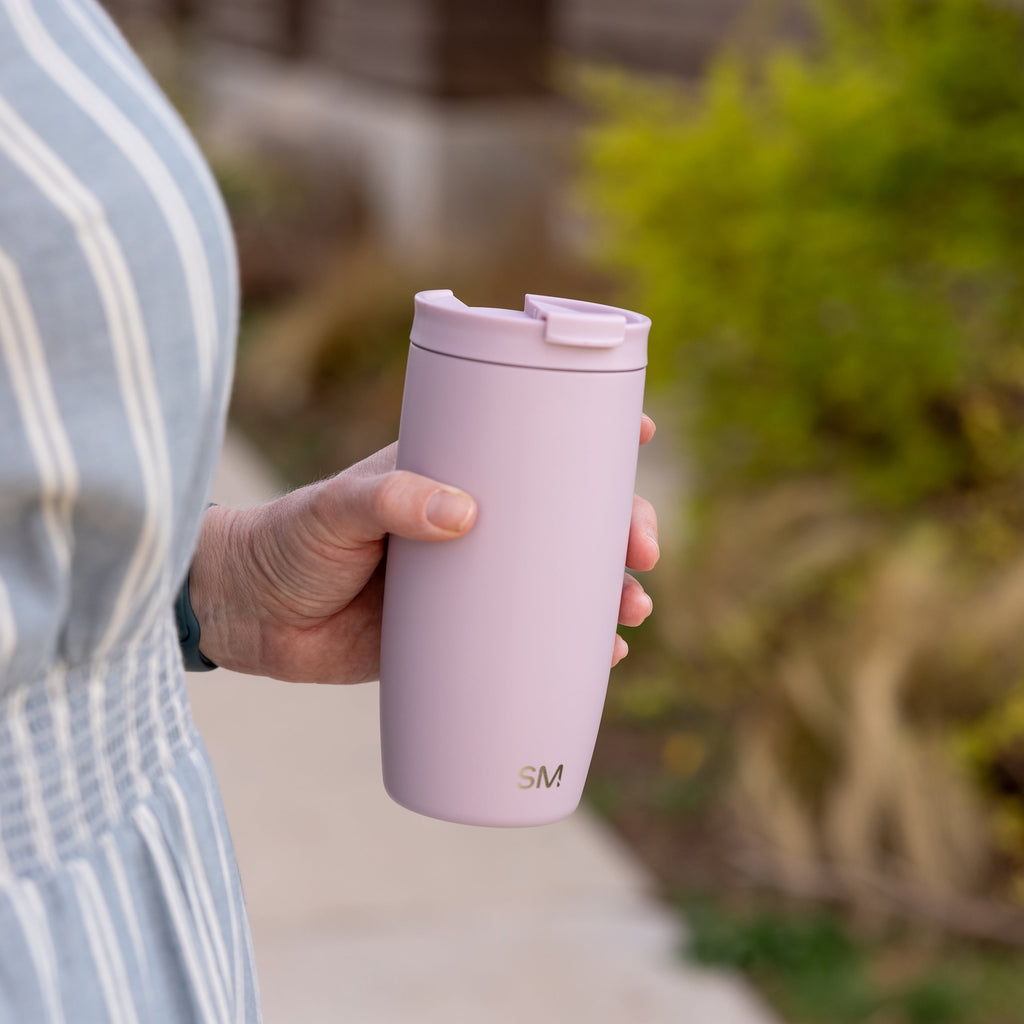 Simple Modern 16 fl oz Insulated Stainless Steel Voyager Coffee Tumbler with Insulated Flip Lid | LN5X