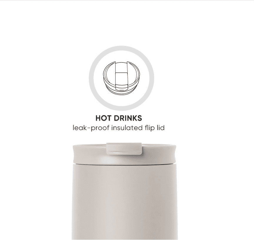 Simple Modern 16 fl oz Insulated Stainless Steel Voyager Coffee Tumbler with Insulated Flip Lid | LN5X