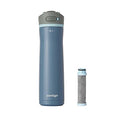 Contigo 24 oz. Wells Chill Stainless Steel Filter Bottle w/ Filters - Dark Ice | C35P