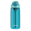 Contigo Leakproof lid 591 mL Juniper Jade Aubrey Plastic Water Bottle with Straw | IARI