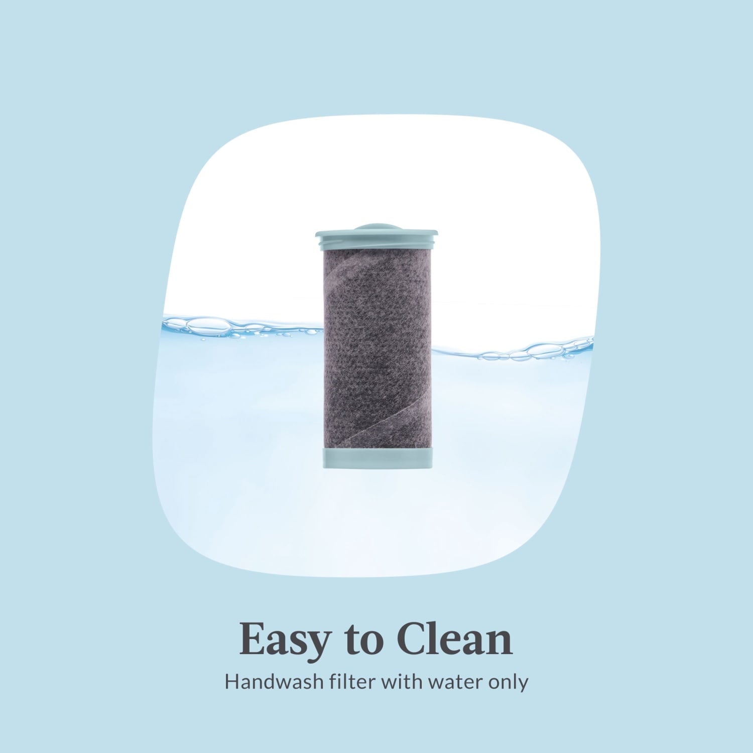 Contigo Clybourn FreeFlow Filter Water Bottle Replacement Filter, 1 Count | W4WQ