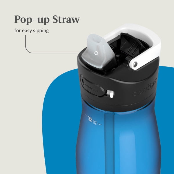 Contigo Ashland 2.0 32 oz Licorice BPA Free Water Bottle | 6TXB
