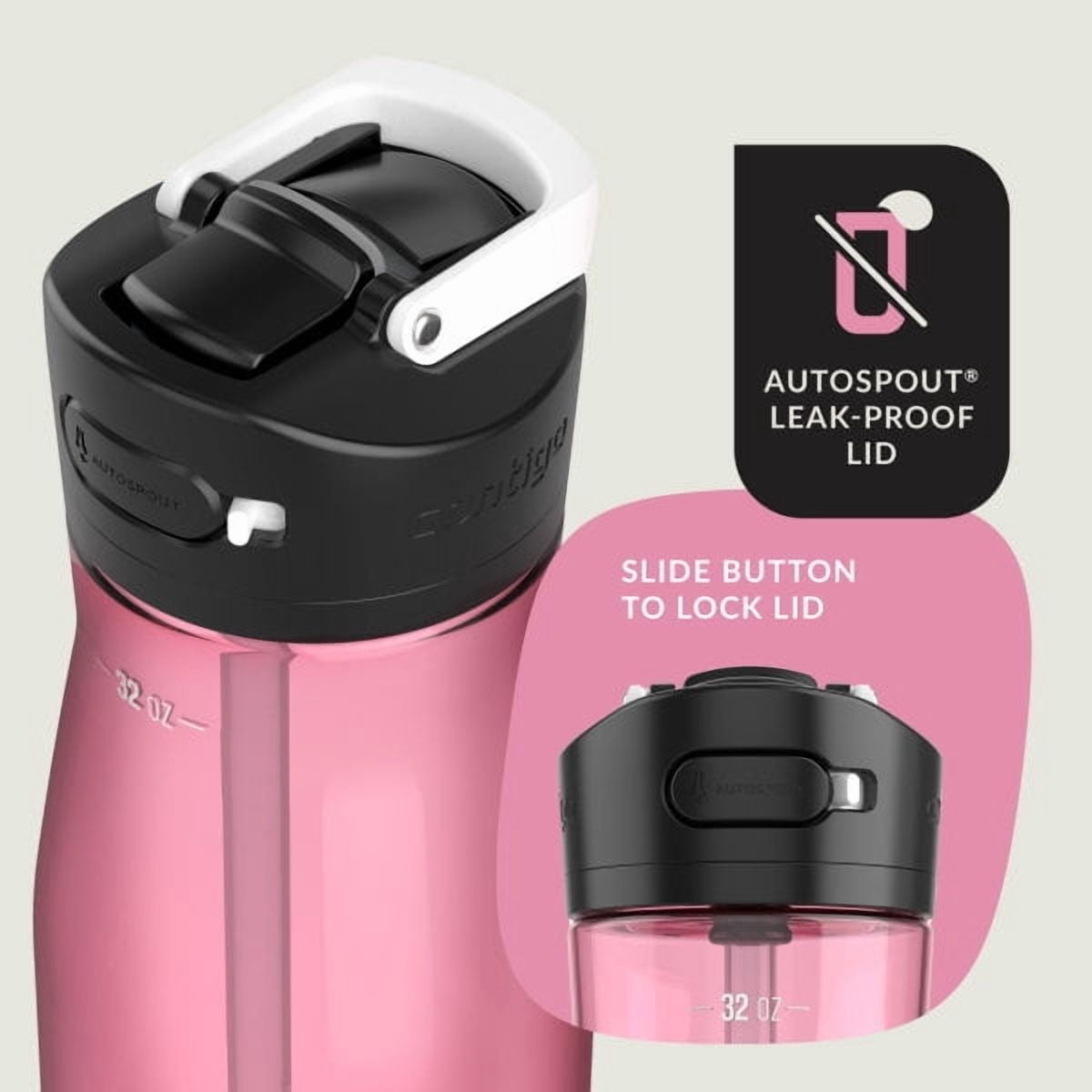 Contigo Ashland 2.0 32 oz Licorice BPA Free Water Bottle | 6TXB