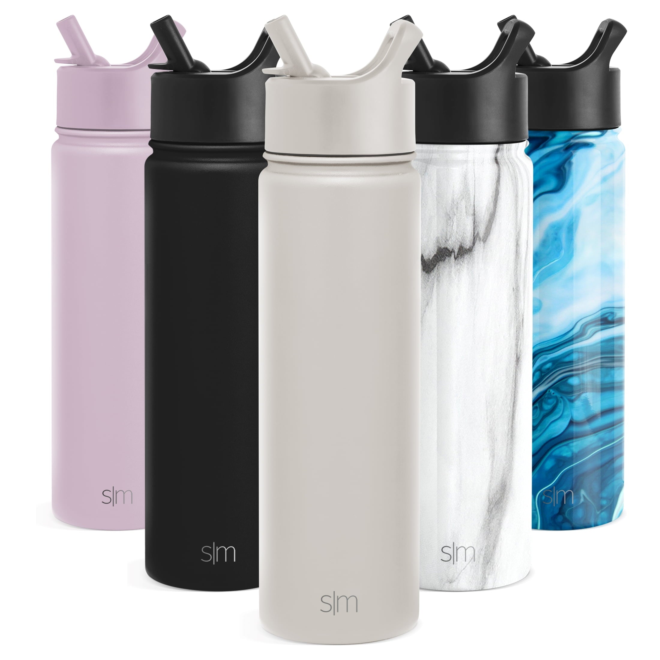 Simple Modern Summit Water Bottle Straw Lid Vacuum Insulated Stainless Steel Bottle | 22 fl oz | YTVK