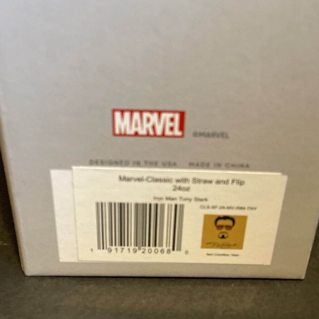 Simple Modern Insulated Iron Man Tony 24oz  Tumbler W/Flip Lid and Straw Lid | QDXZ