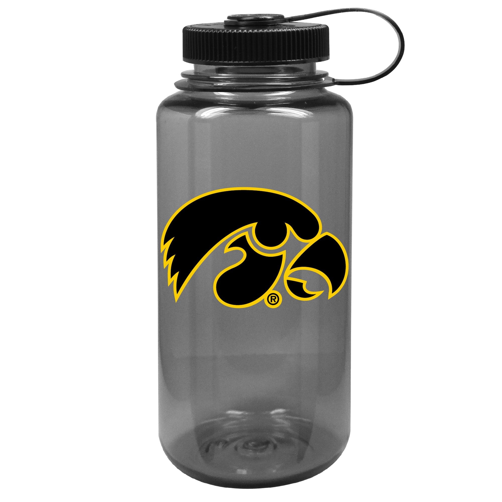 Black Iowa Hawkeyes 32oz. Nalgene Sustainable Wide Mouth Water Bottle | VYQV