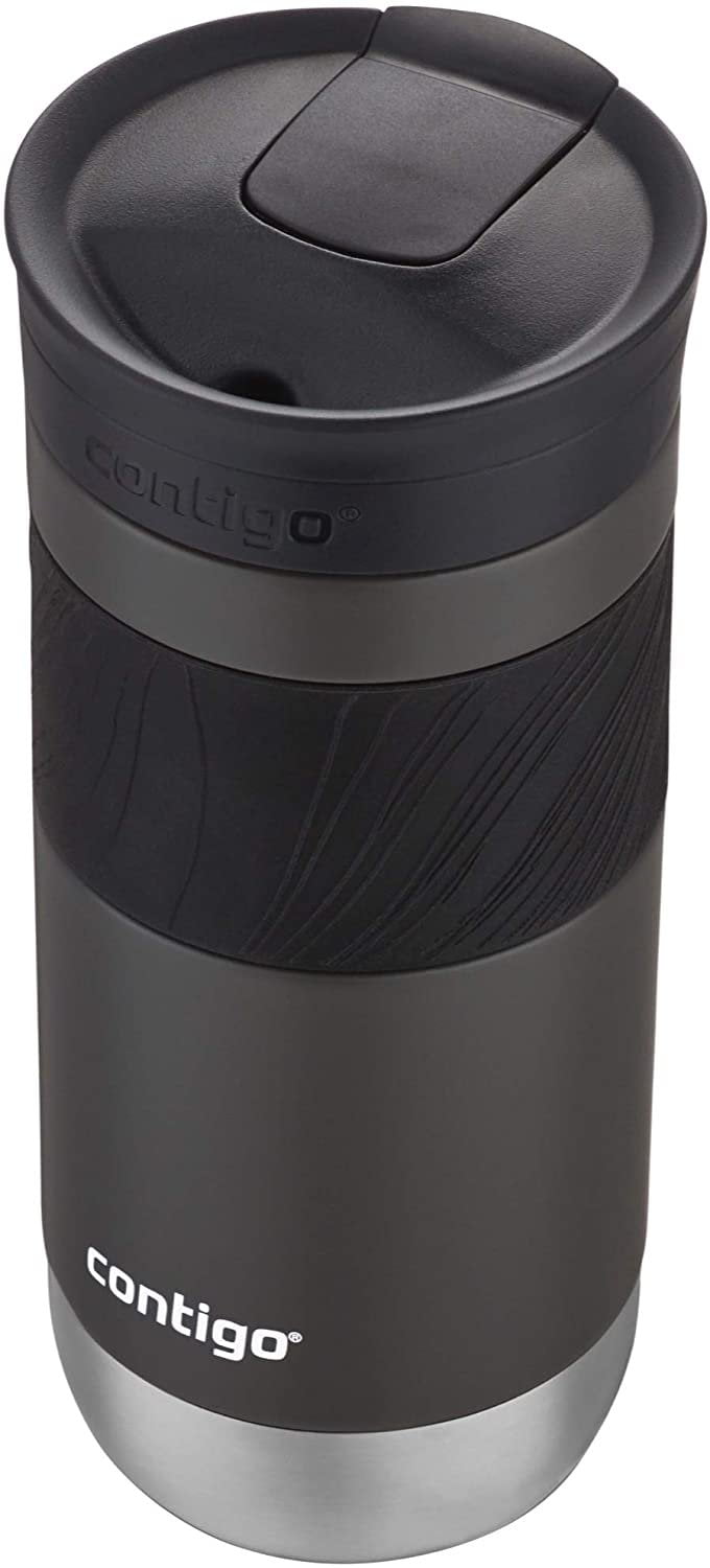 Contigo Byron 2.0 Stainless Steel Travel Mug with SNAPSEAL Lid and Grip, 20 oz, Sake &amp; Blue Corn, 2-Pack | PSKL