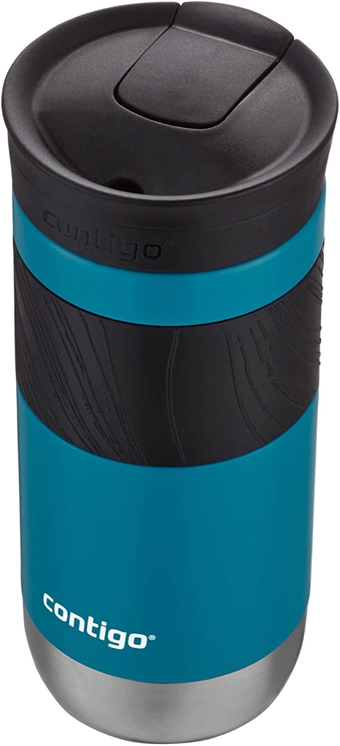 Contigo Byron 2.0 Stainless Steel Travel Mug with SNAPSEAL Lid and Grip, 20 oz, Sake &amp; Blue Corn, 2-Pack | PSKL