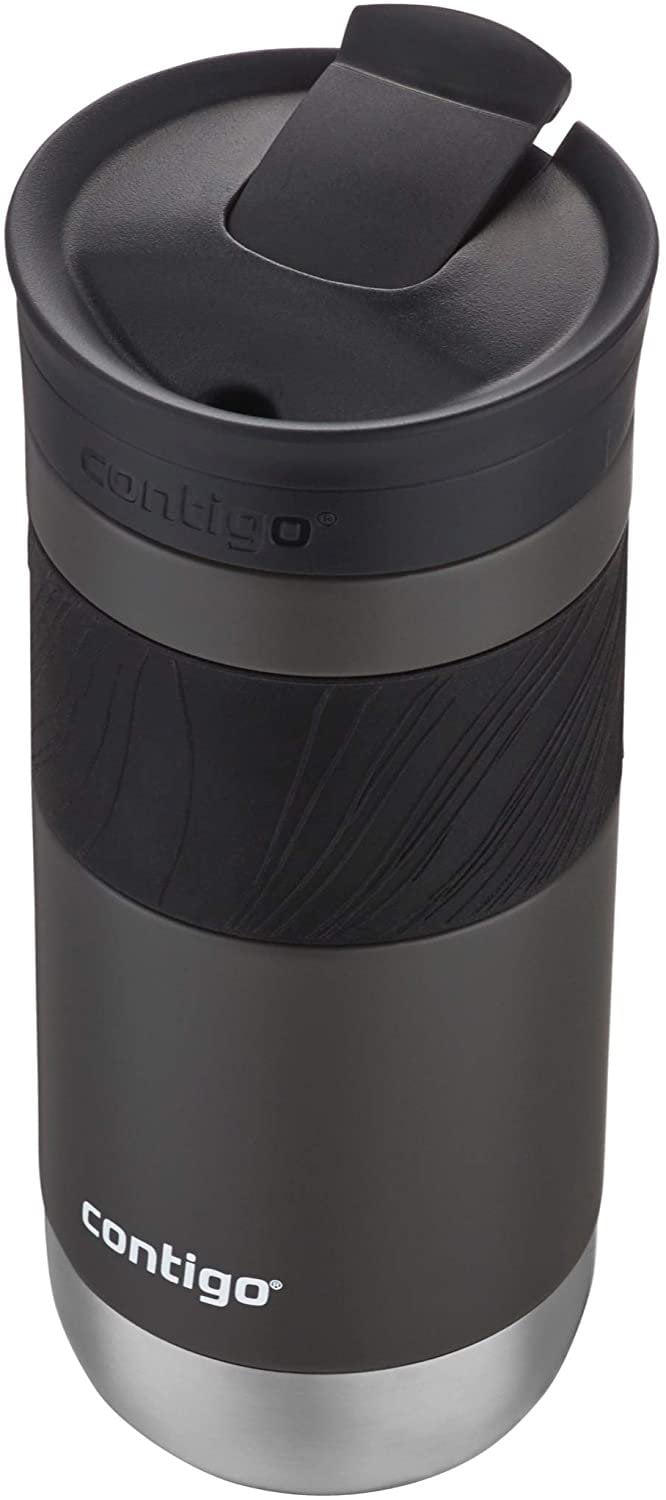 Contigo Byron 2.0 Stainless Steel Travel Mug with SNAPSEAL Lid and Grip, 20 oz, Sake &amp; Blue Corn, 2-Pack | PSKL