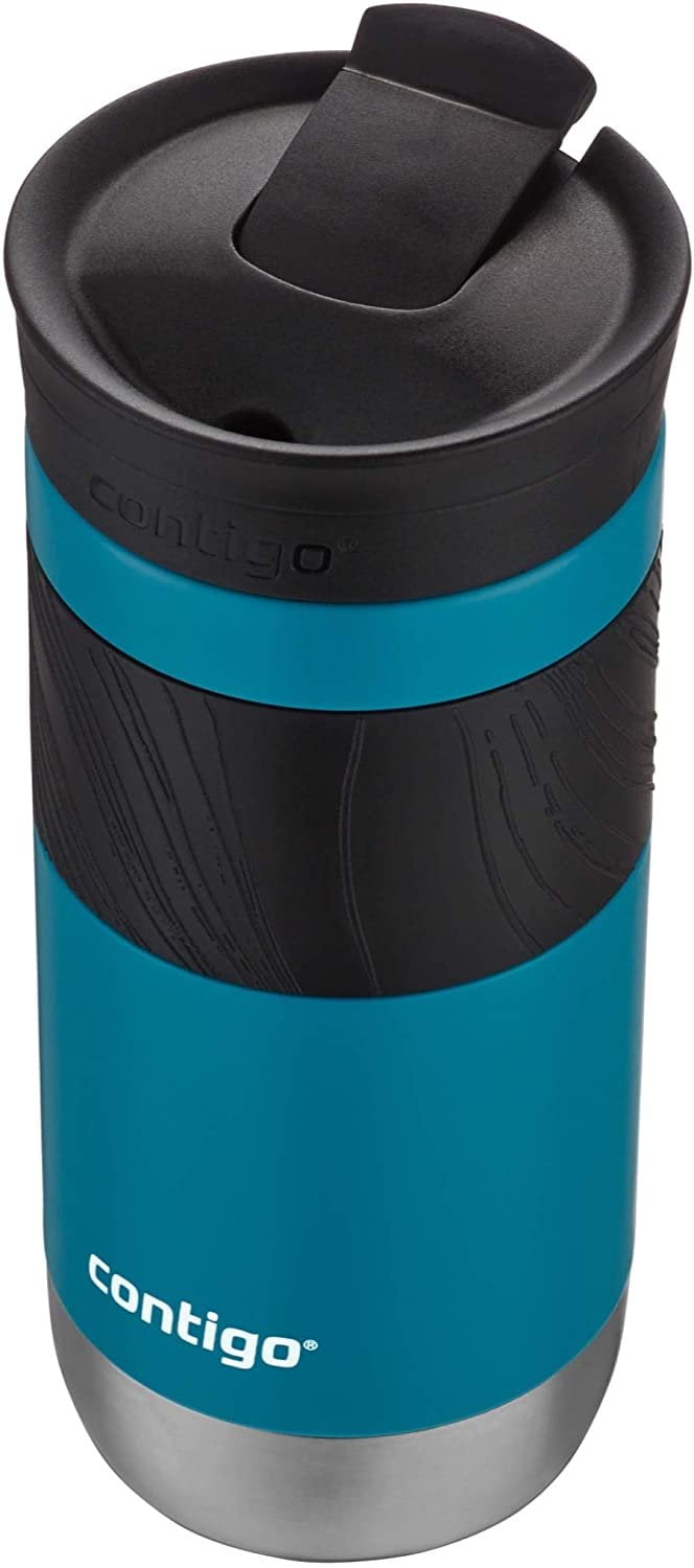 Contigo Byron 2.0 Stainless Steel Travel Mug with SNAPSEAL Lid and Grip, 20 oz, Sake &amp; Blue Corn, 2-Pack | PSKL