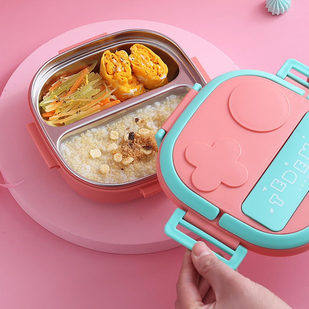 Clearance Items!Ymkly Kitchen Storage,Storage Box,Two Grid Stainless Steel Square Lunch Box ForTravel Office For Girls Boys Portable School Lunch Box Bento Thermal Food ,Contigo Coffee Travel Mug | 3UBK