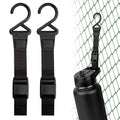 Linkidea 2 Pack Fence Hooks for Waterbottle, Compatible with Stanley, Nalgene, IRON FLASK with Handle Bottle &amp; Tumbler, S Shaped Hook Hanger Magnetic Buckle for Outdoor Sports Camping | ISCY