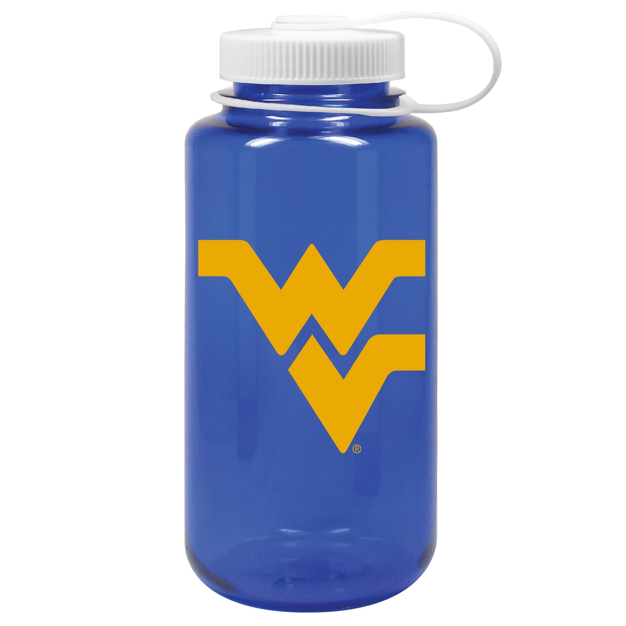 Navy West Virginia Mountaineers 32oz. Nalgene Sustainable Wide Mouth Water Bottle | LWTG