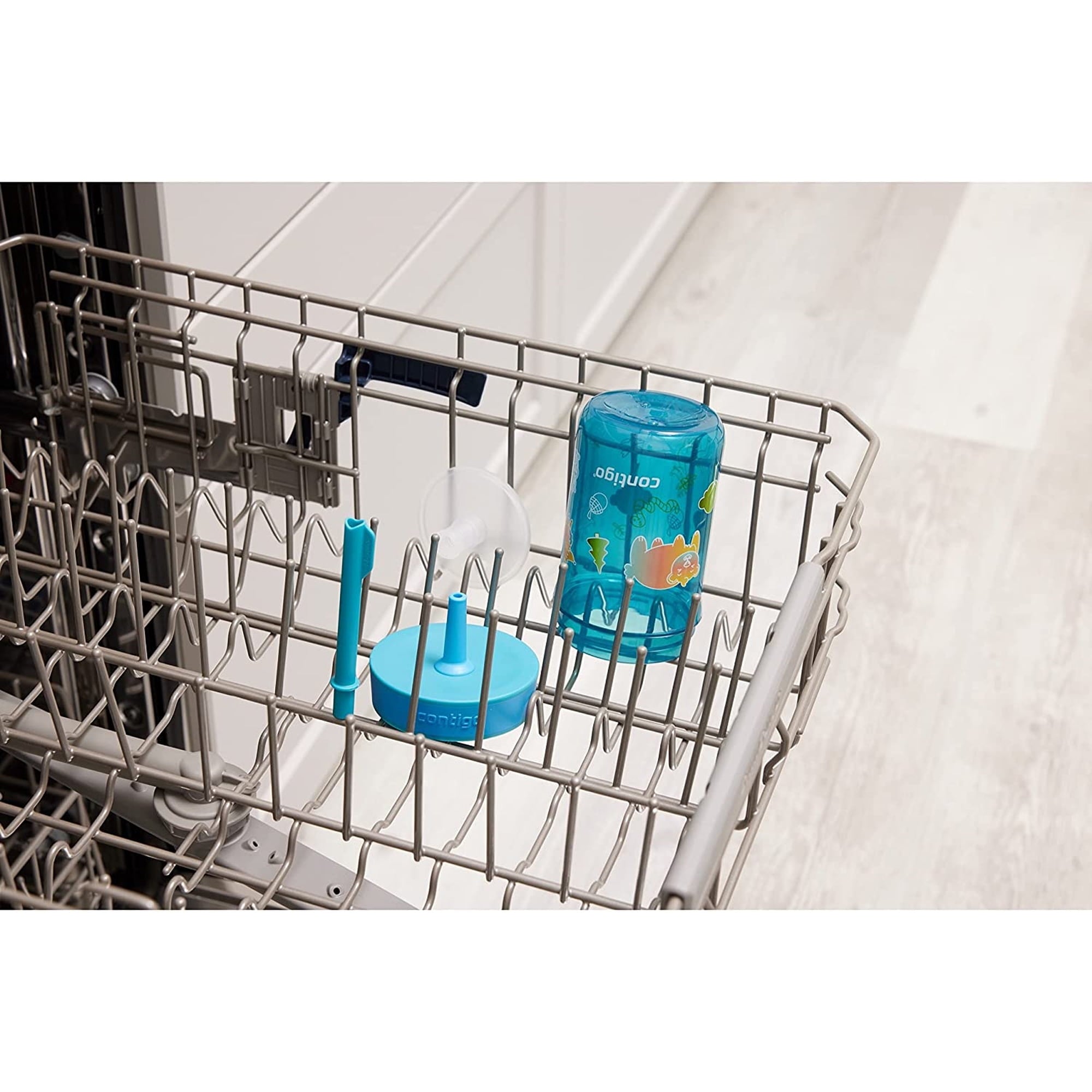 Contigo Kid's 14 oz. Leighton Tumbler with Straw - Juniper/Blue Forest | 5SMA