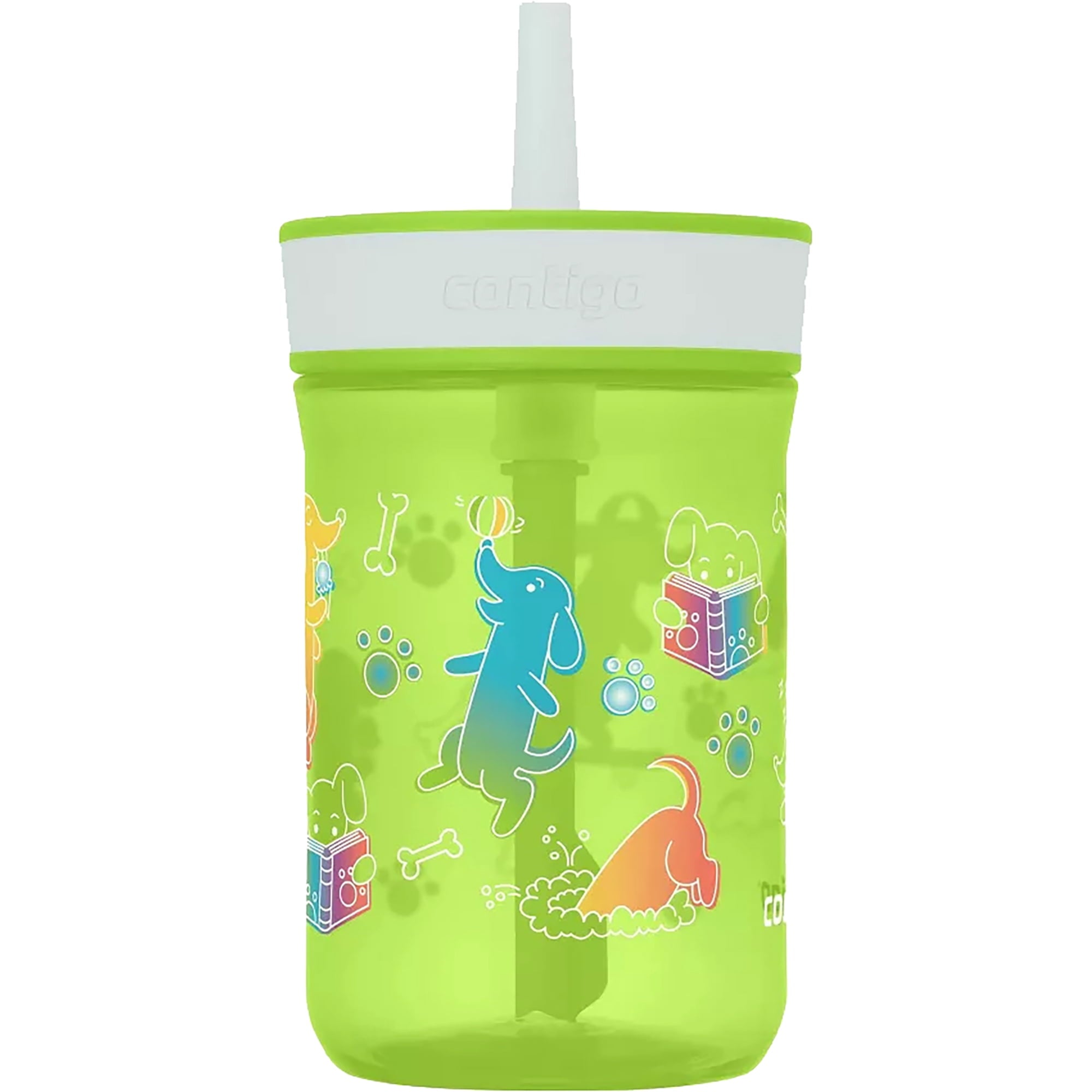 Contigo Kid's 14 oz. Leighton Tumbler with Straw - Juniper/Blue Forest | 5SMA