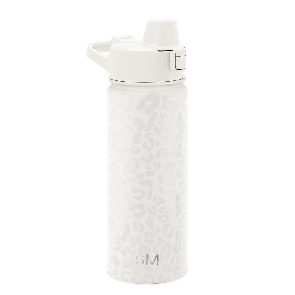 Simple Modern 18 fl oz Insulated Stainless Steel Summit Water Bottle with Covered Silicone Straw Lid | Sweet Taffy | RF72