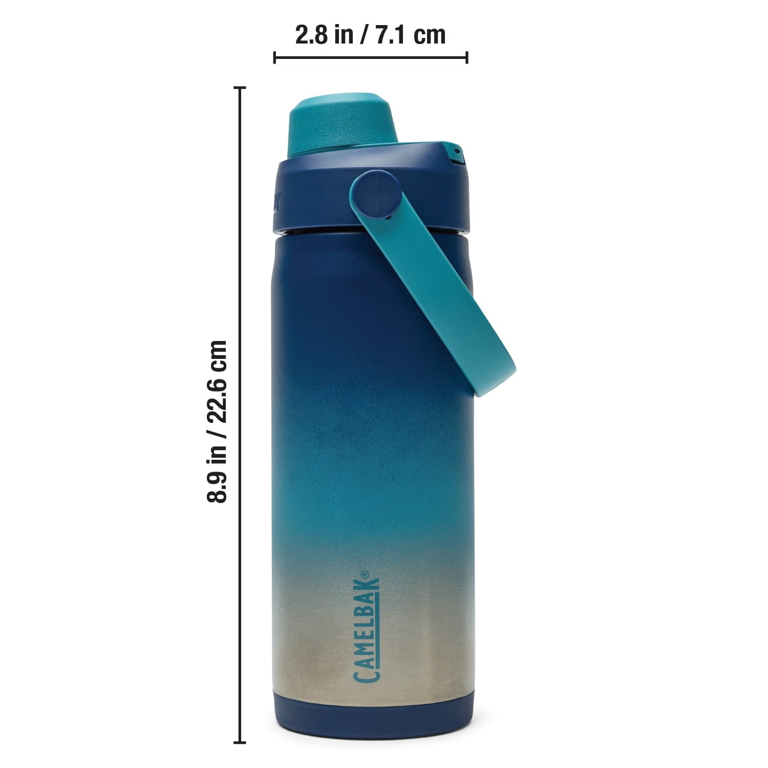 Camelbak Thrive Chug 16oz Stainless Bottle, Blue Haze | CDWO