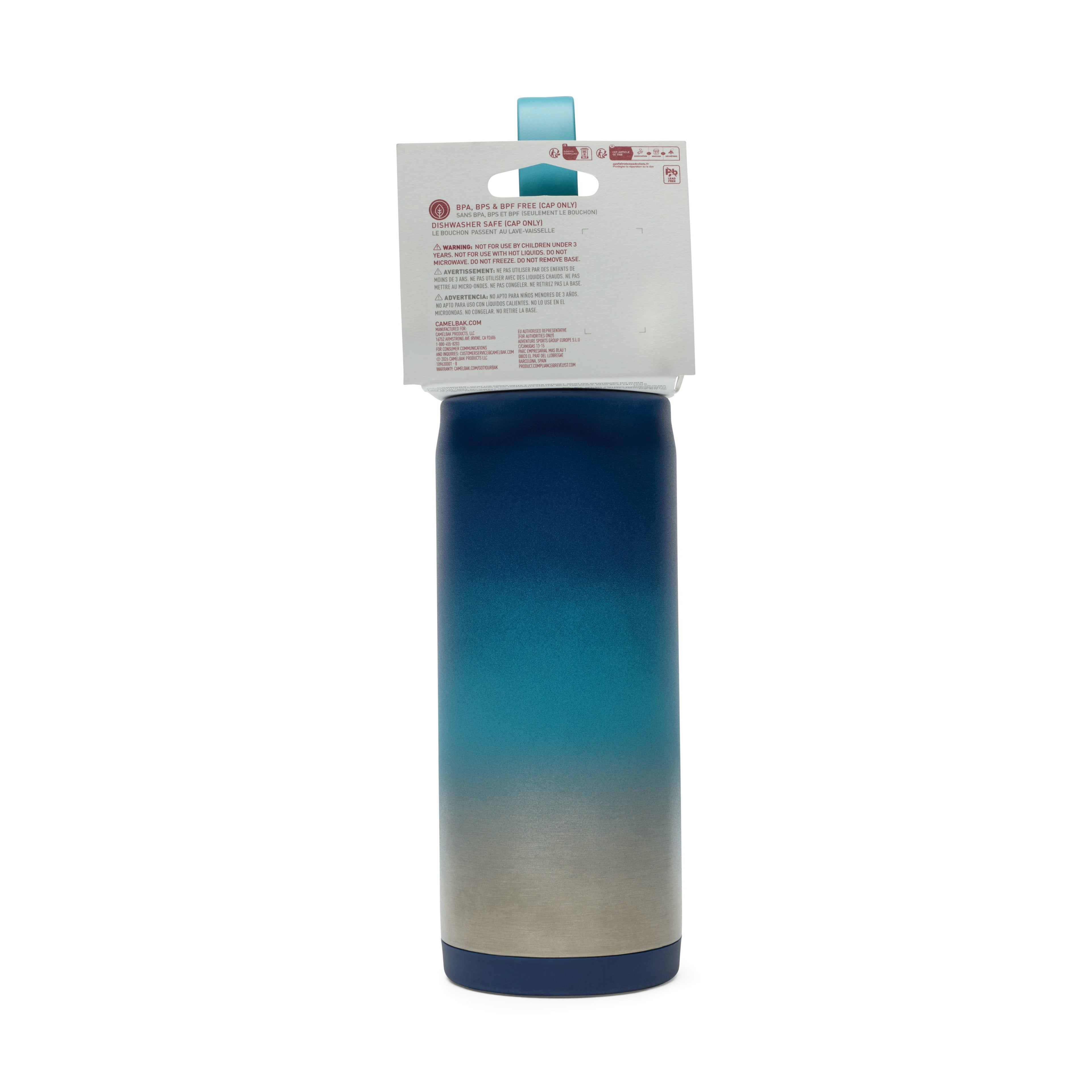 Camelbak Thrive Chug 16oz Stainless Bottle, Blue Haze | CDWO
