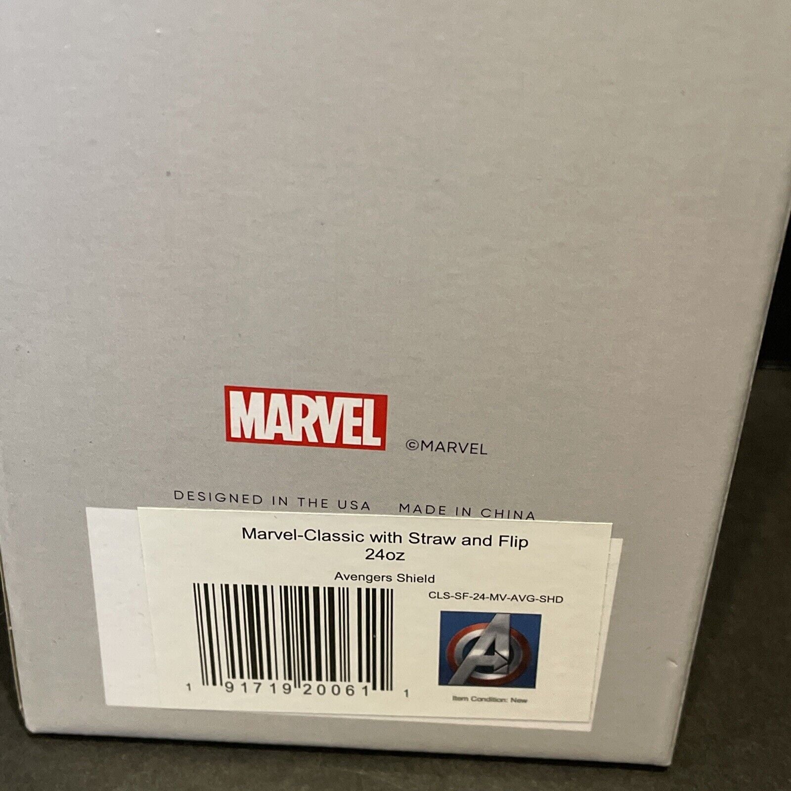 Simple Modern Insulated Avengers Shield 24oz  Tumbler W/Flip Lid and Straw Lid | 5WKF