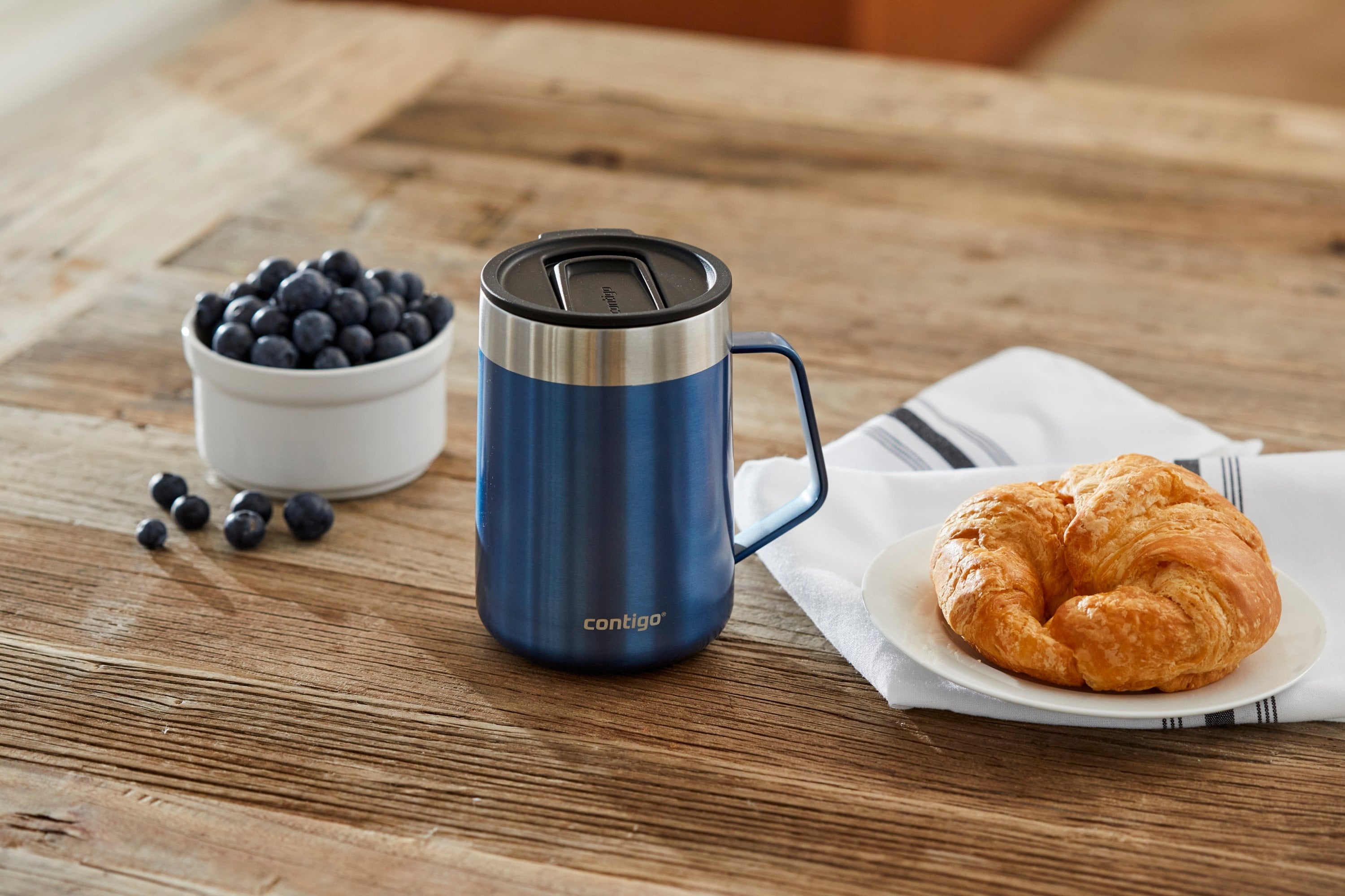 Contigo 14 oz. Streeterville Stainless Steel Mug - Blue Corn | 1HIZ