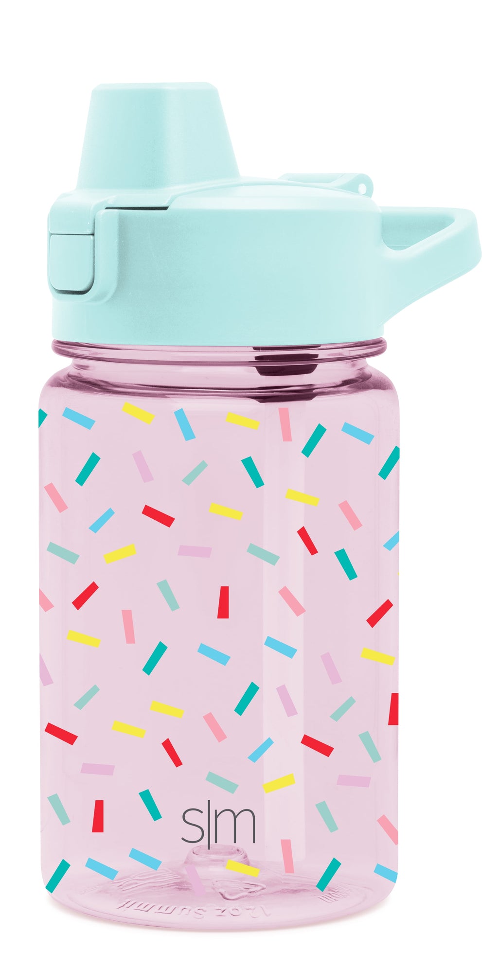 Simple Modern 12 fl oz Reusable Tritan Summit Water Bottle with Silicone Straw Lid | Birthday Cake | SS8C